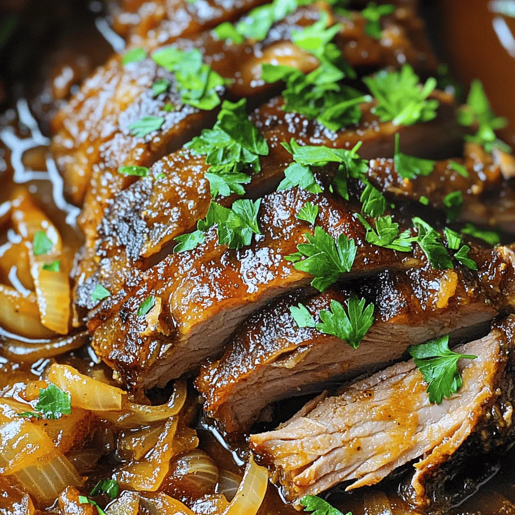Slow-Cooked Pork Shoulder Flavorful and Tender Meal