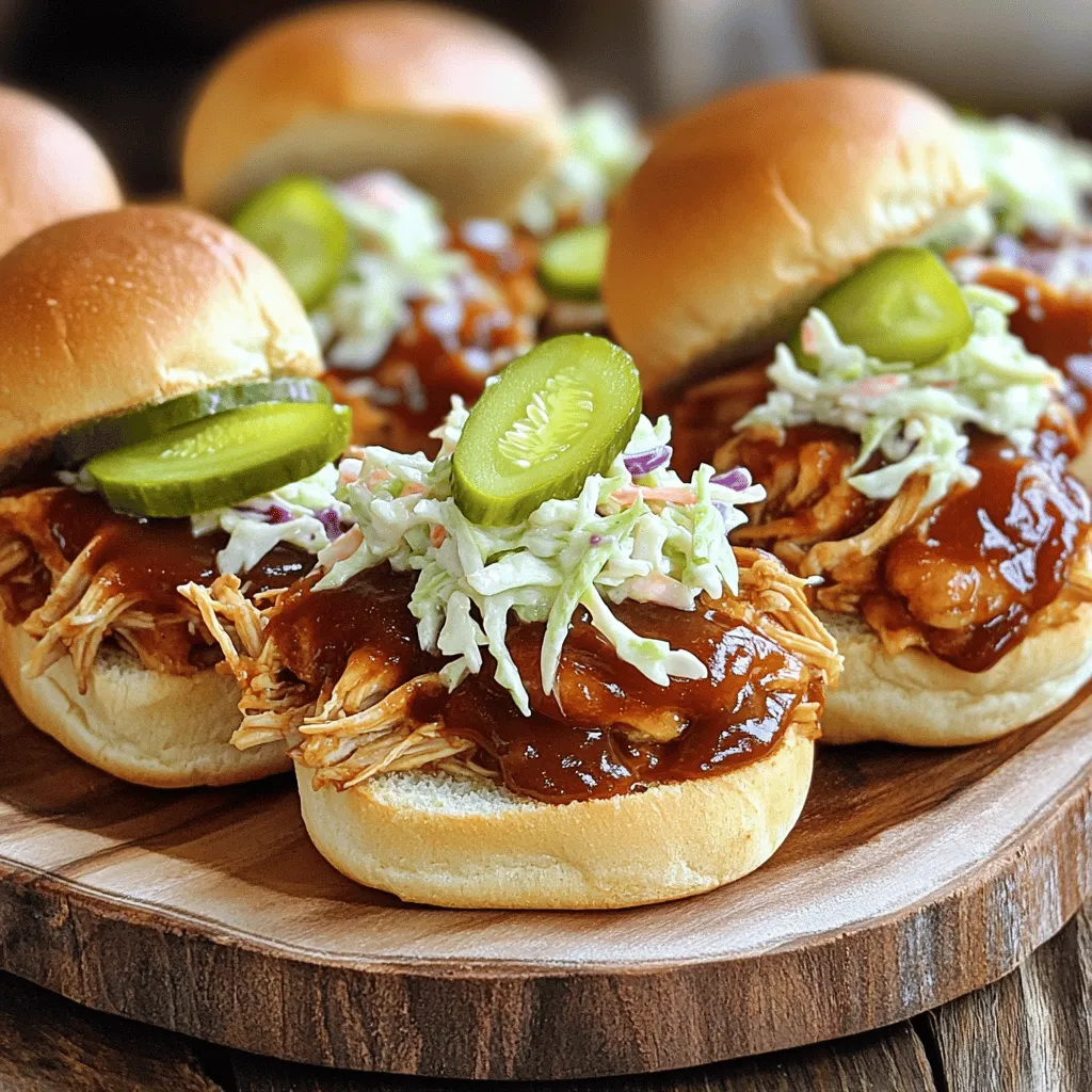 Instant Pot BBQ Chicken Sliders Easy and Flavorful Meal