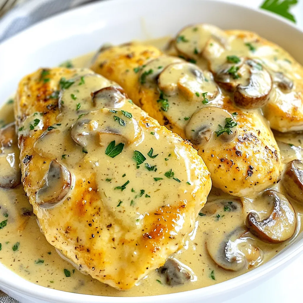 Creamy Mushroom Chicken Skillet Easy Weeknight Dish