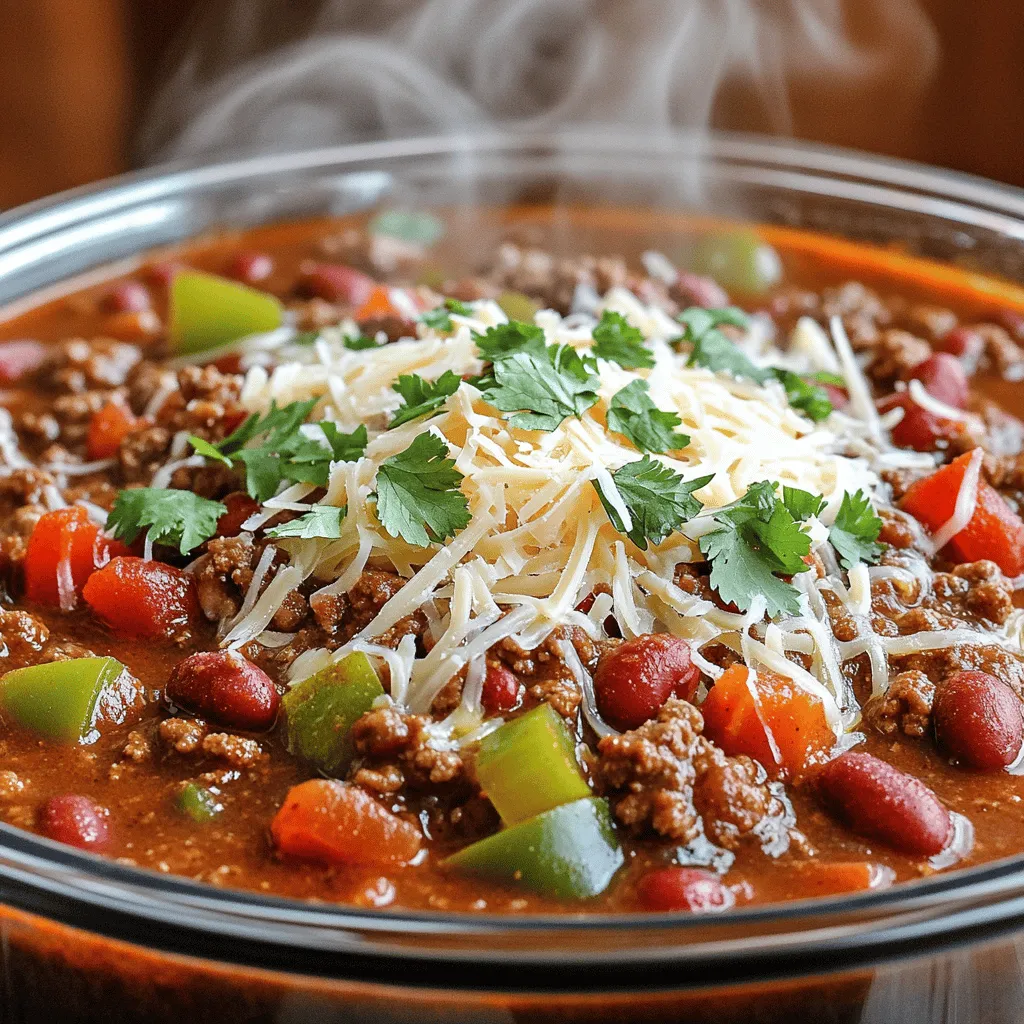 For a great Texas chili, you need some key ingredients. First, choose your meat. Ground beef works well, but I often mix in ground pork for extra flavor. A total of two pounds is perfect.