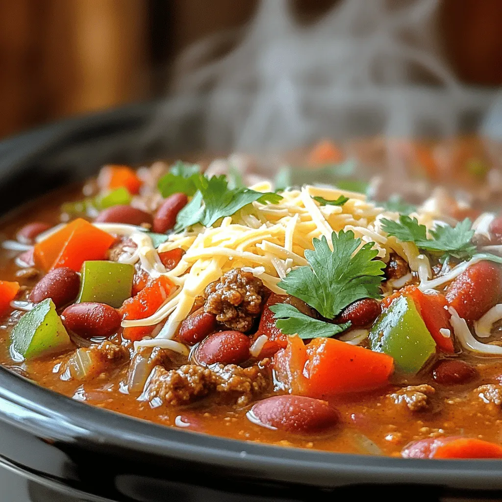 Slow Cooker Texas Style Chili Flavorful and Easy Meal