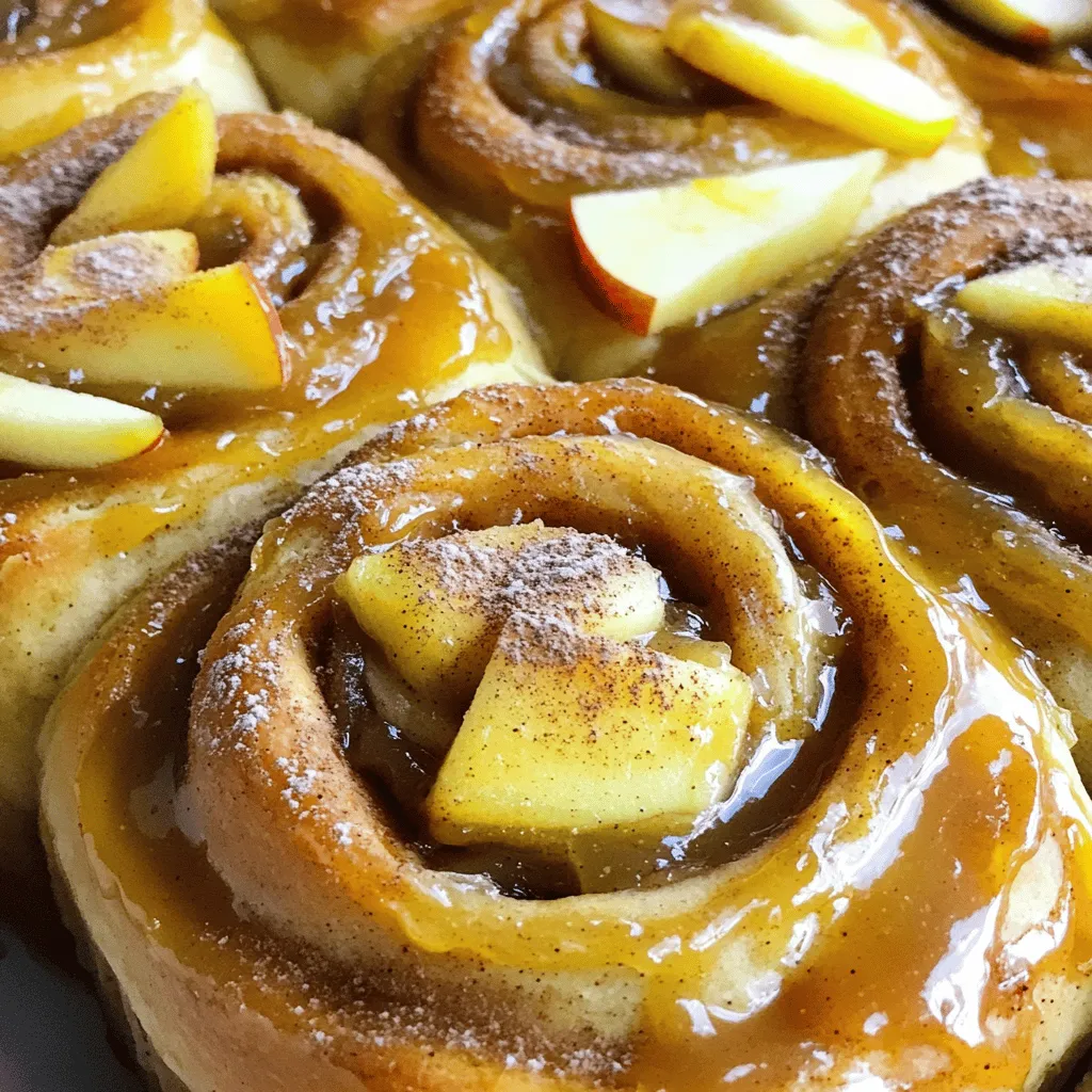 Apple Butter Cinnamon Rolls Fluffy and Flavorful Treat