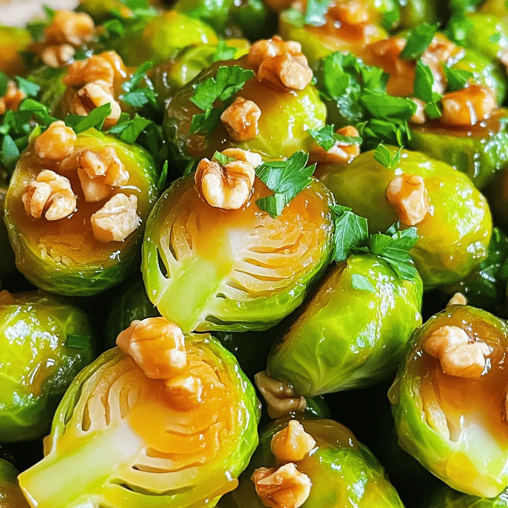 Slow Cooker Maple Glazed Brussels Sprouts Delight