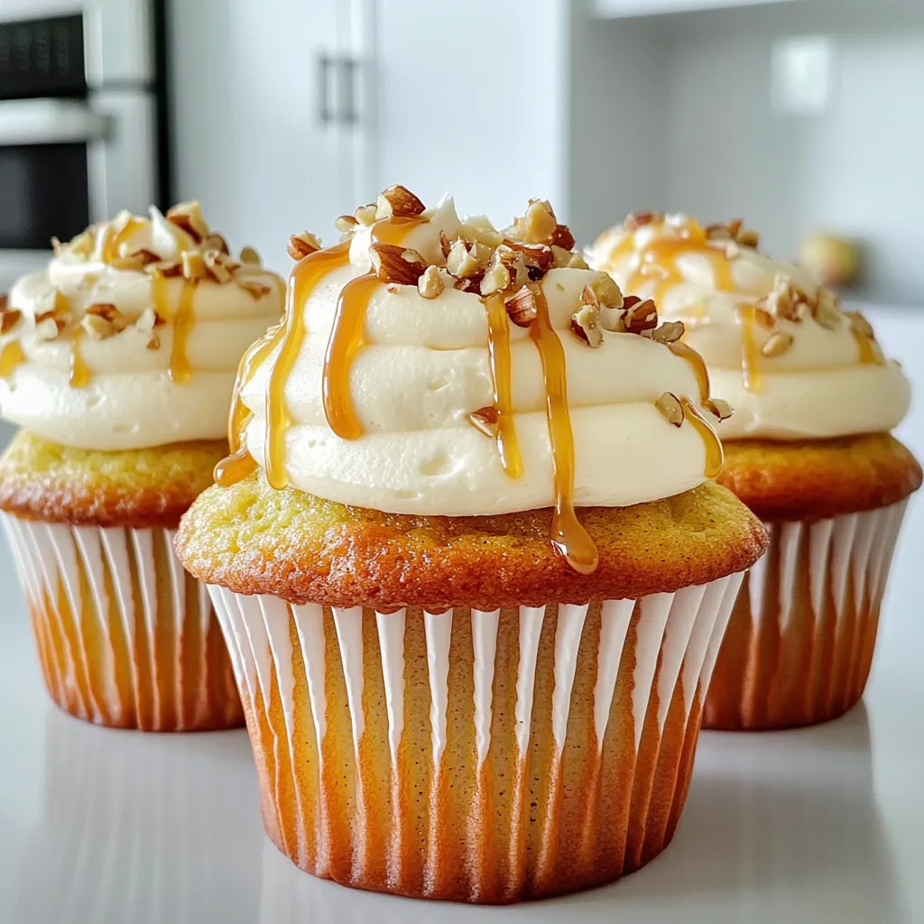 Caramel Apple Cream Cheese Cupcakes Sweet Delight