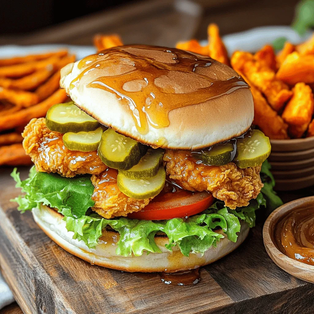 Sticky Crispy Kipburger Irresistible Flavor Awaits