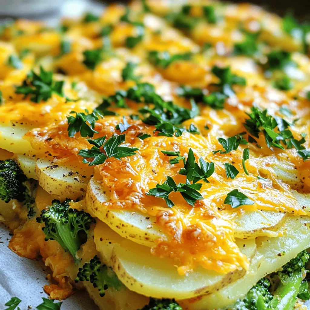 To make a hearty Potato, Broccoli & Pepper Jack Egg Casserole, you