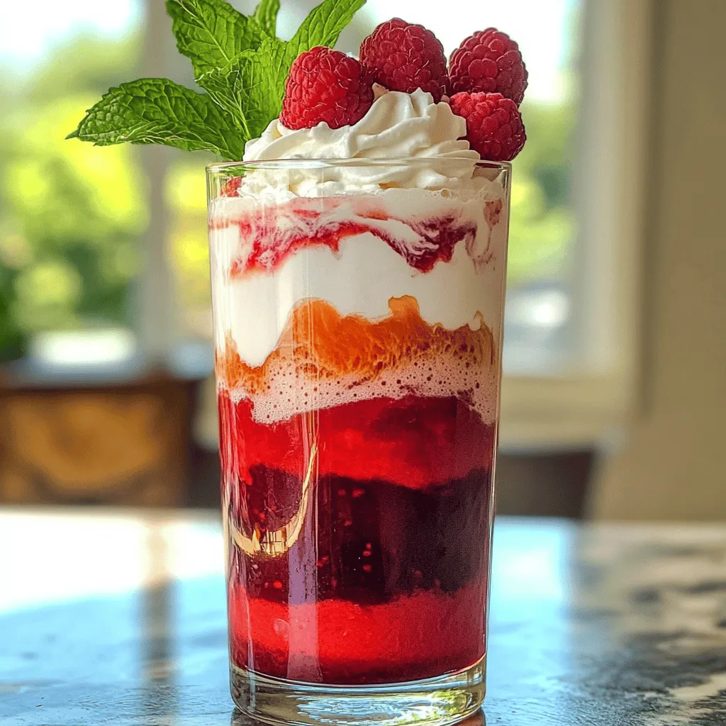 Raspberry Hibiscus Latte Refreshing and Flavorful Drink