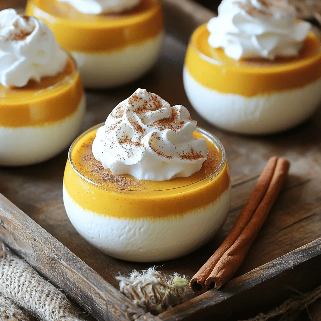 Pumpkin Spice Latte Panna Cotta Cups Delightful Treat