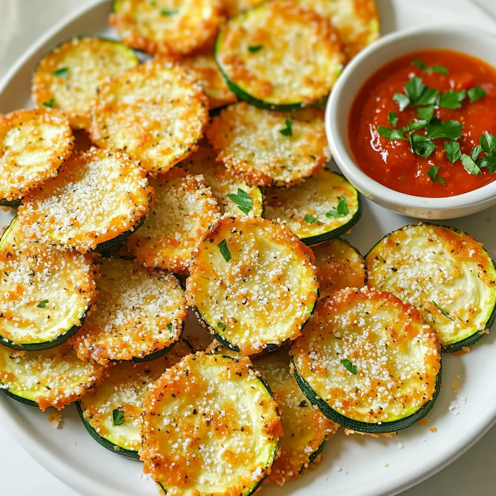 Air Fryer Crispy Parmesan Zucchini Chips Recipe