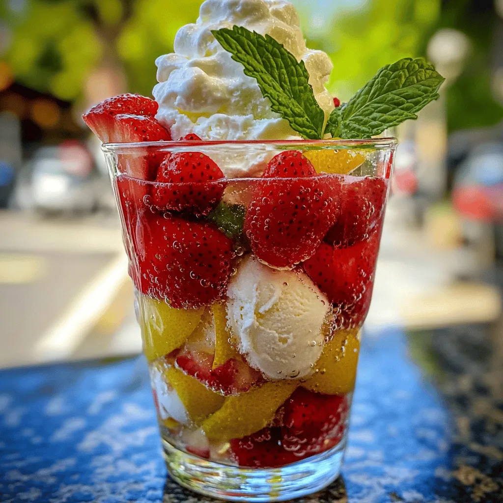 Easy Strawberry Patch Float Refreshing Summer Drink