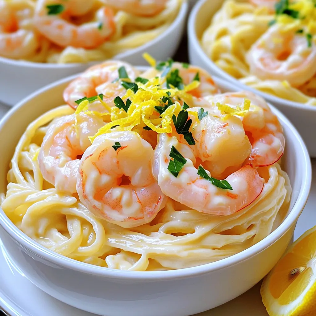 Creamy Lemon Butter Shrimp Pasta Flavorful Dinner Idea