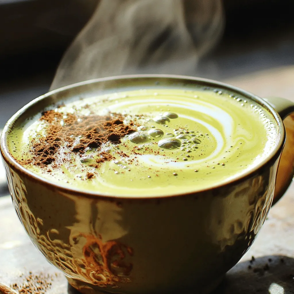 A matcha cappuccino is a delightful twist on the classic cappuccino. It blends matcha green tea with frothed milk. This drink is creamy and full of flavor. It gives you a boost without the jitters of regular coffee.