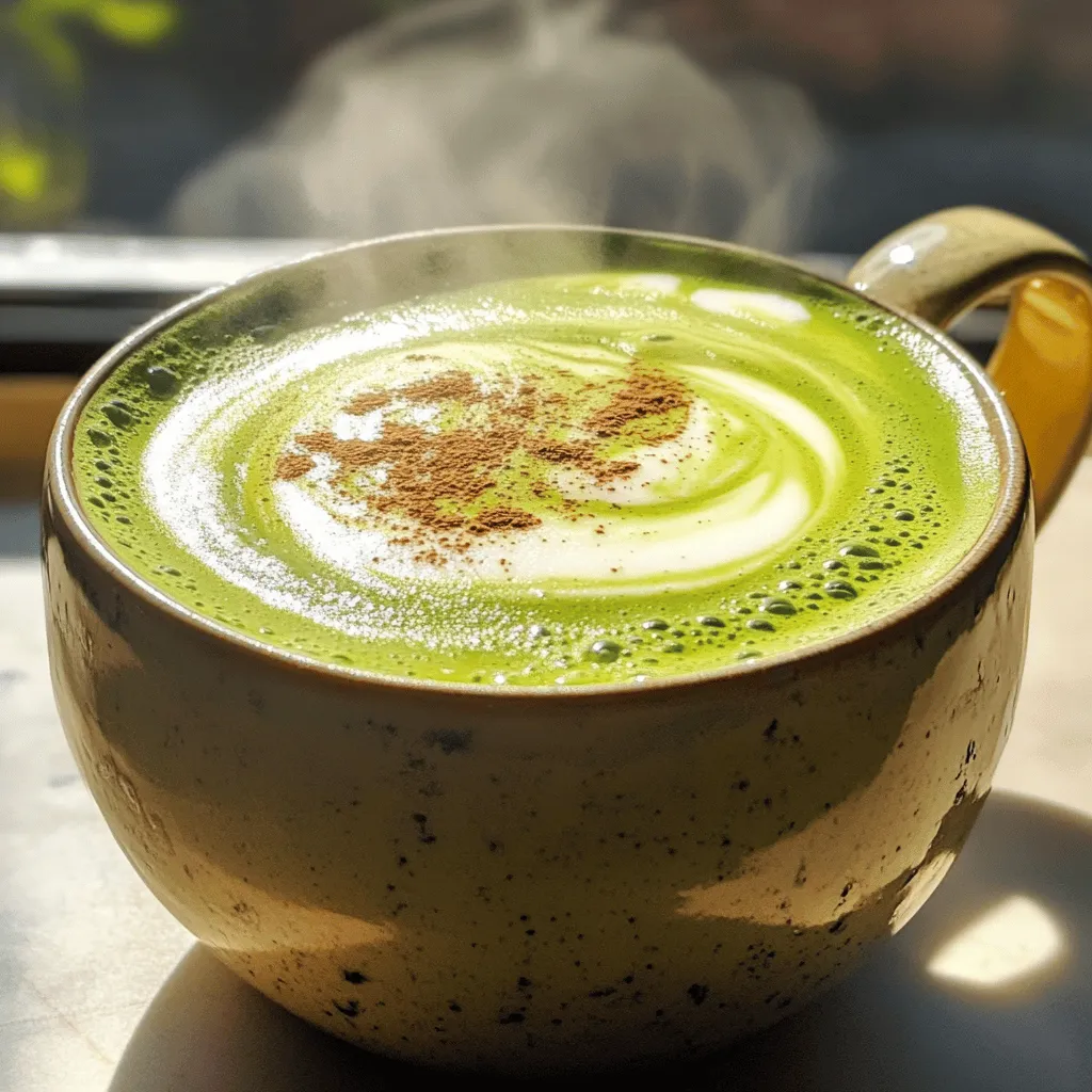Matcha Cappuccino Energizing Drink for Every Day
