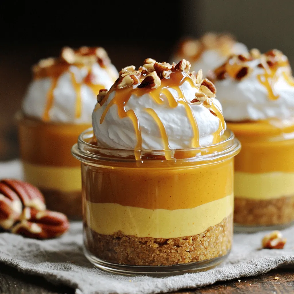 No-Bake Pumpkin Cream Pie Cups Delightful and Easy Treat