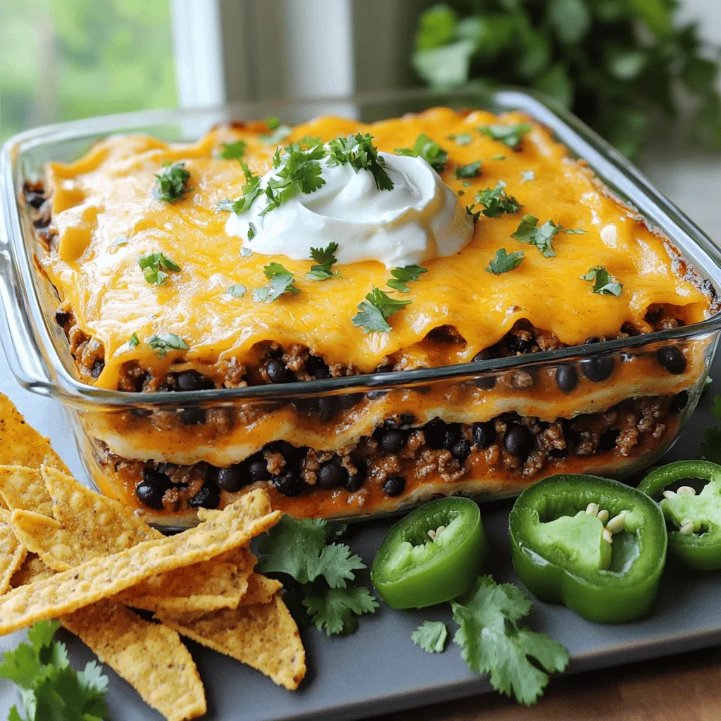 - 1 pound ground beef or turkey - 1 medium onion, diced - 2 cloves garlic, minced - 1 packet taco seasoning