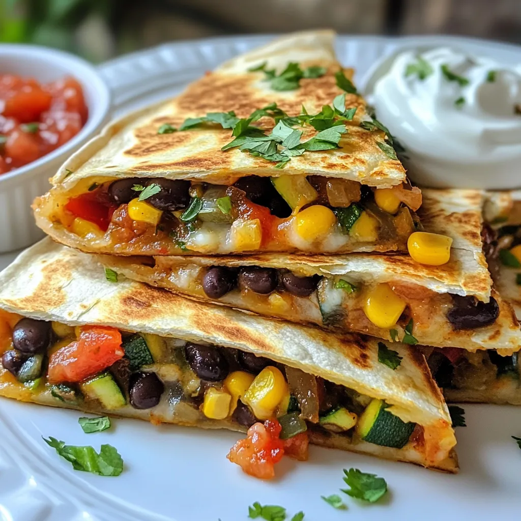 Black Bean Veggie Quesadillas Flavorful and Easy Meal