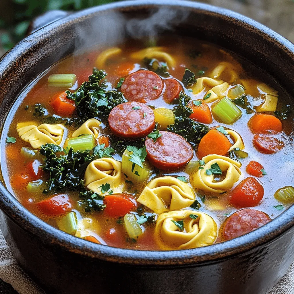Kielbasa Tortellini Delight: A Hearty and Flavorful Soup Recipe