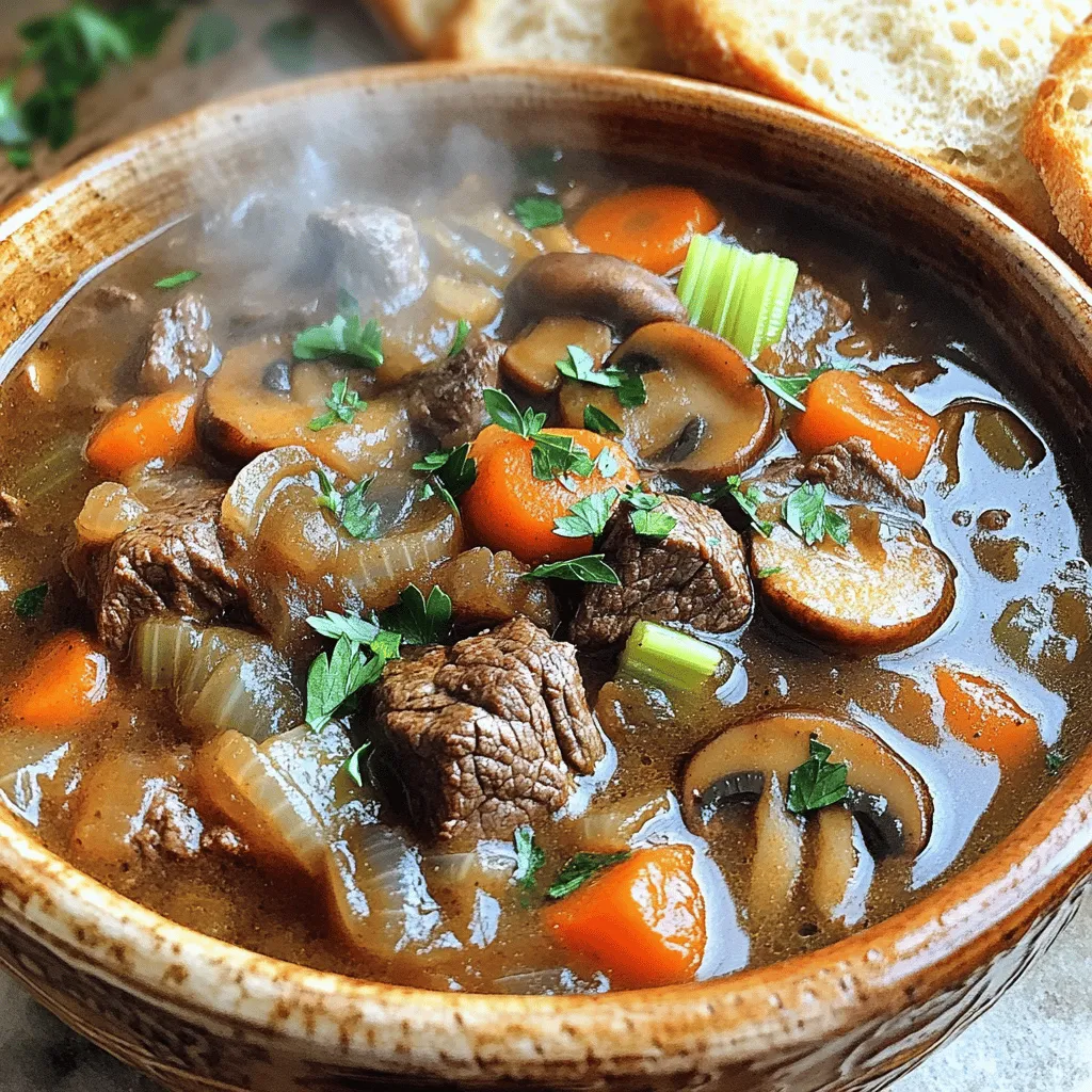 To make beef carbonnade stew, you need quality ingredients. Start with 2 pounds of beef chuck, cut into 1-inch cubes. This cut is perfect because it becomes tender with slow cooking. You also need 3 tablespoons of olive oil for browning the beef. Two large onions, sliced thin, add sweetness to the stew. Three cloves of garlic, minced, bring in a robust flavor.