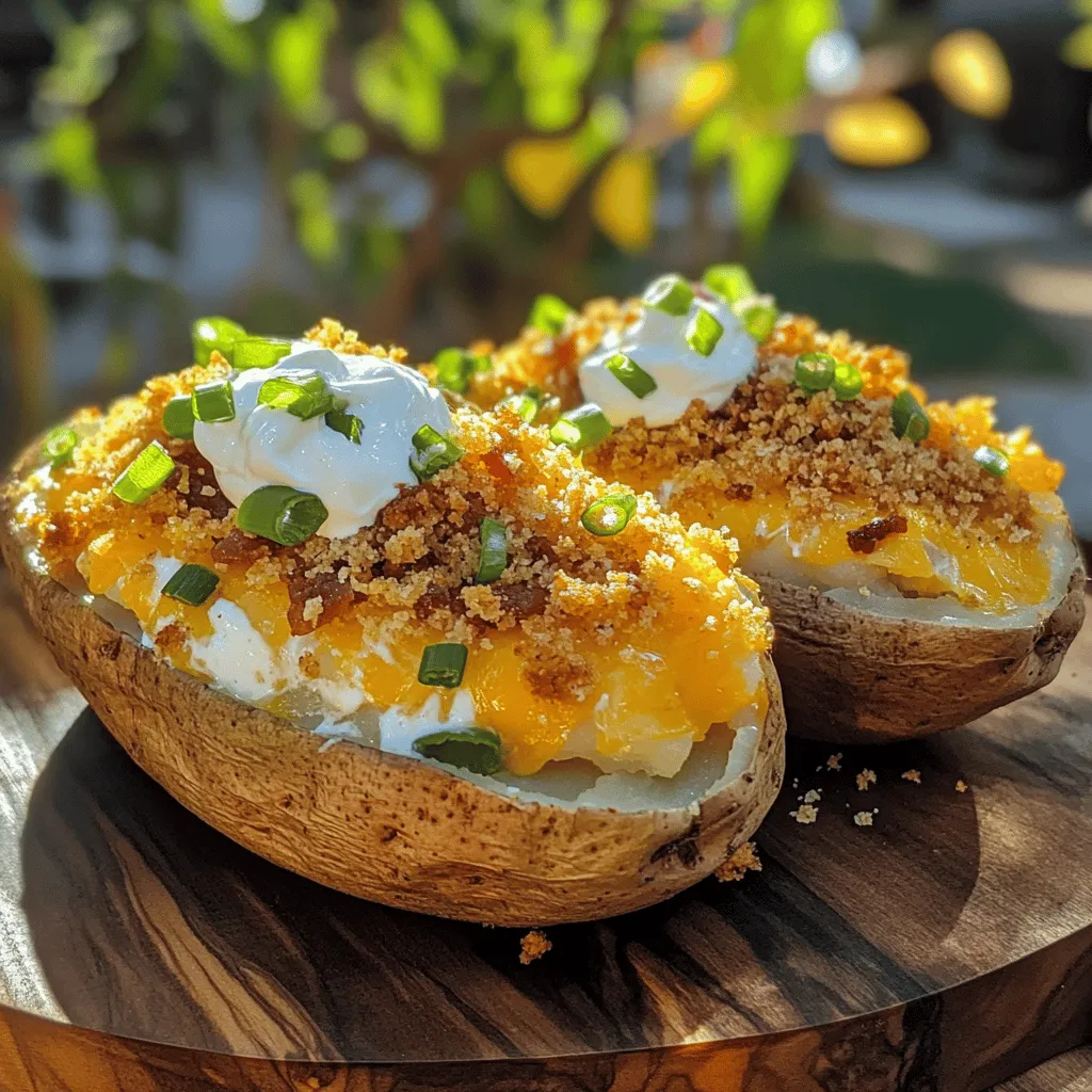 Premium Loaded Twice Baked Potatoes Recipe