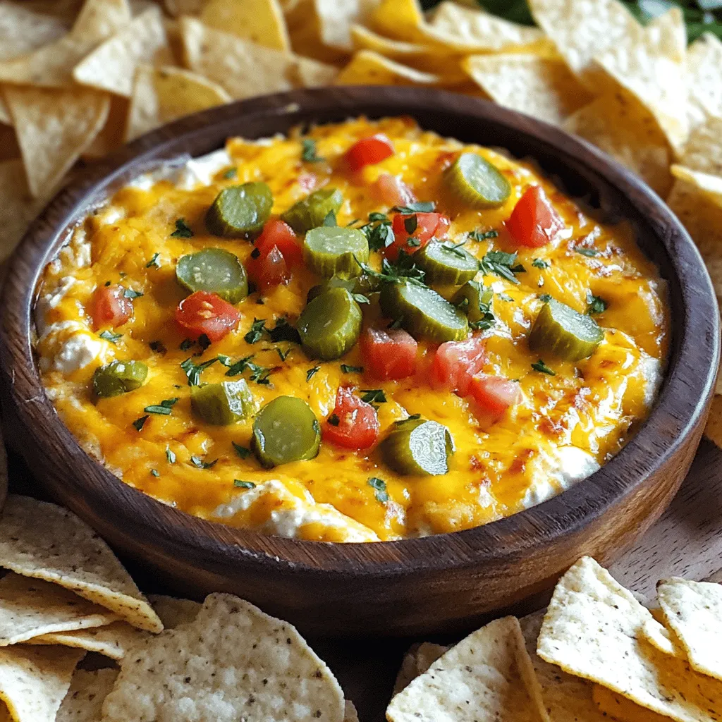Cheesy Burger Bliss Dip: A Crowd-Pleasing Appetizer