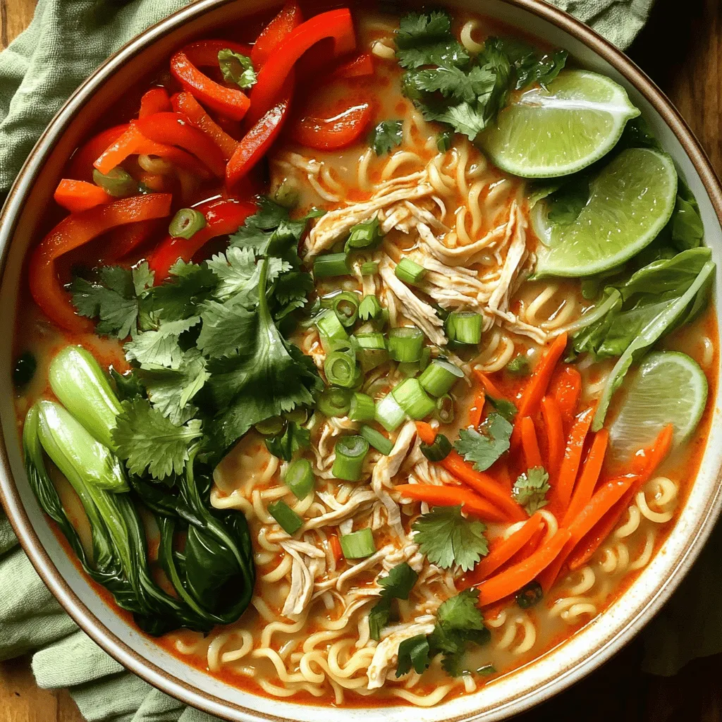 Thai Chicken Noodle Soup: A Comforting Bowl of Flavor