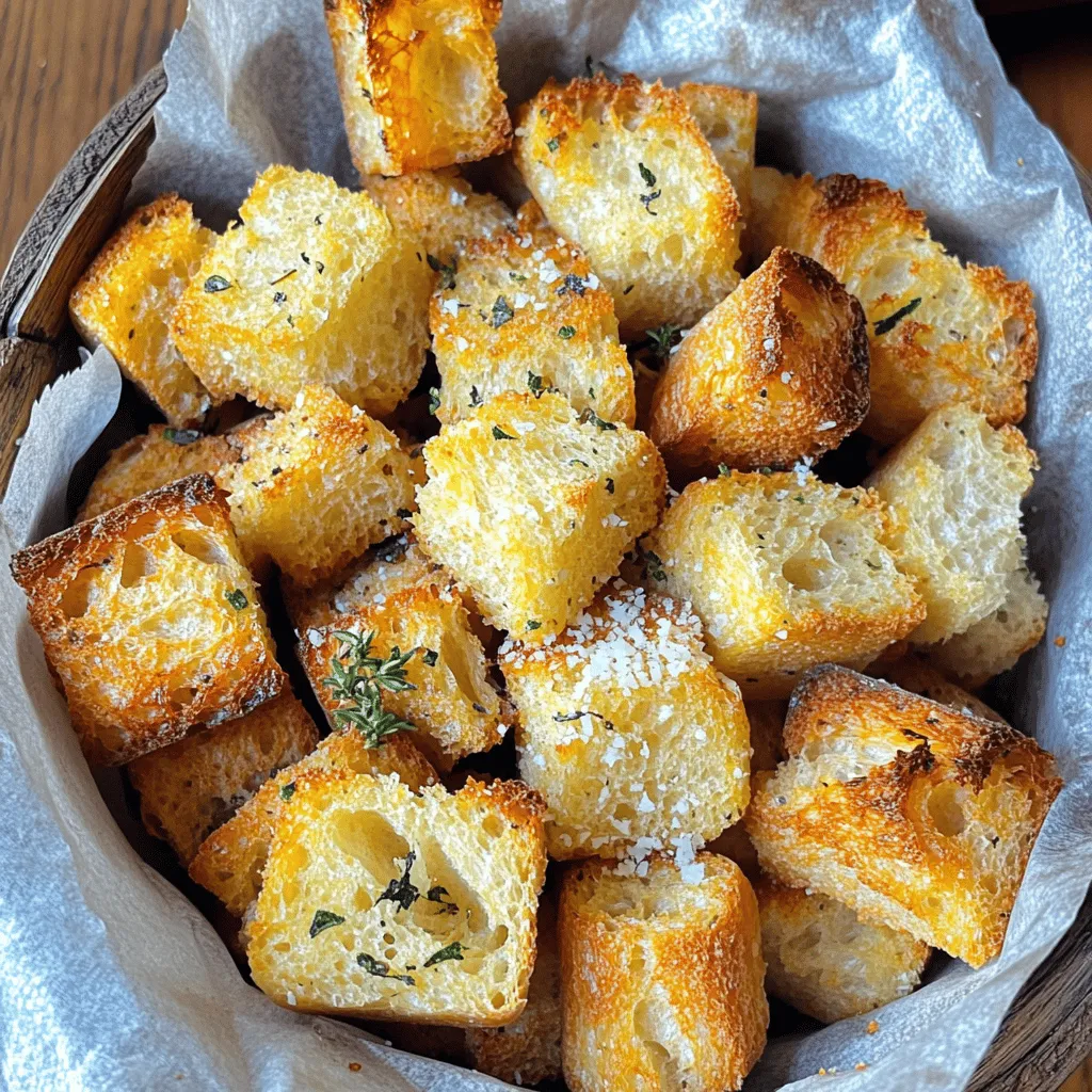 Sourdough Croutons Crispy and Flavorful Snacking Idea
