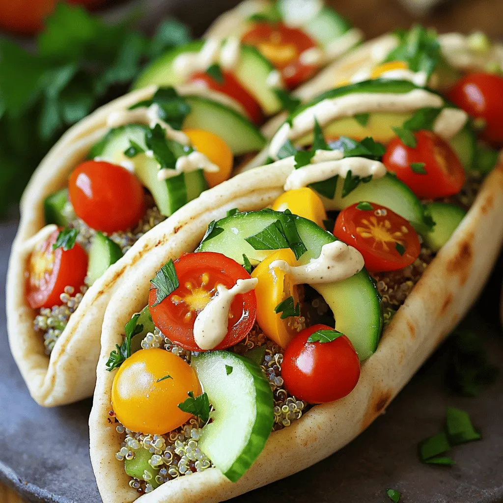 Veggie Stuffed Pita Pockets Flavorful and Fresh Meal