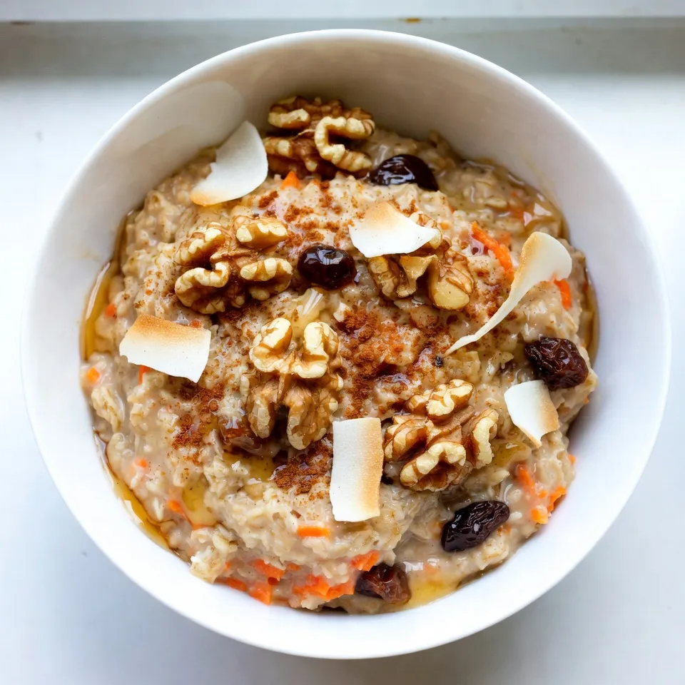Carrot Cake Oatmeal Flavorful and Nutritious Dish