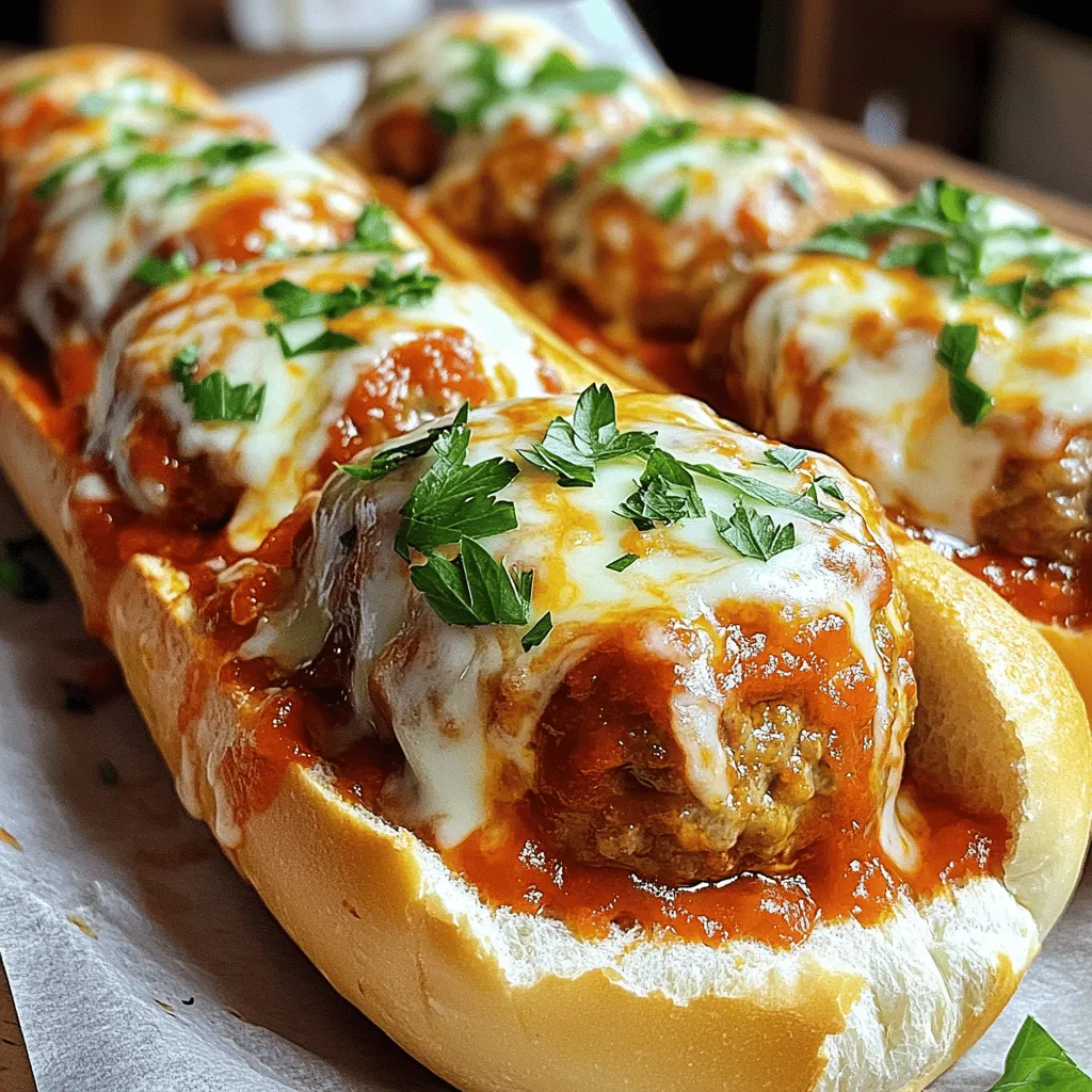 Homemade Meatball Subs Flavorful and Easy Recipe