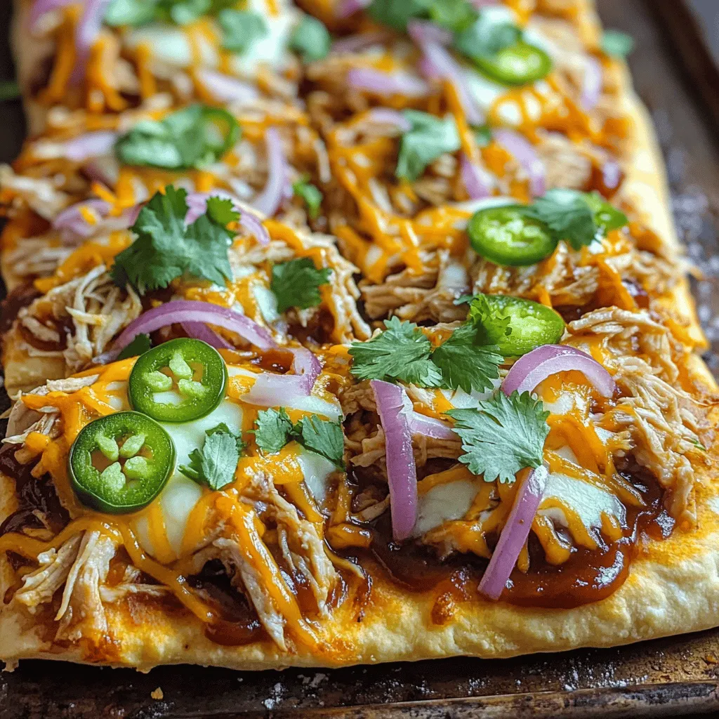 BBQ Chicken Flatbread Pizza Flavorful and Easy Recipe