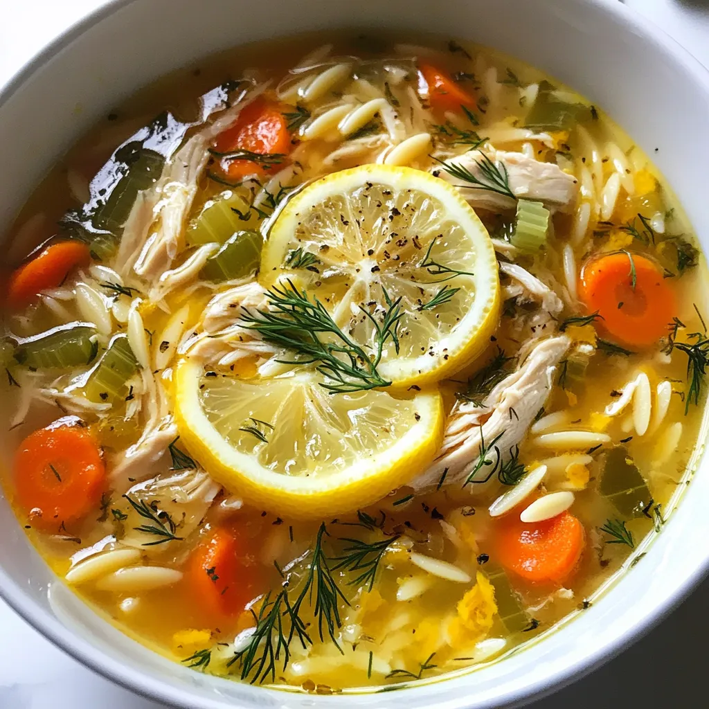 Greek Lemon Chicken Soup Simple and Flavorful Recipe