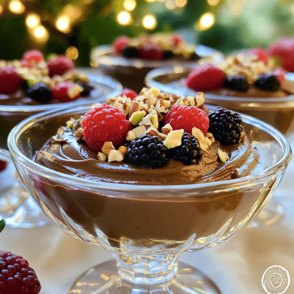 Vegan Chocolate Avocado Mousse Rich and Creamy Delight