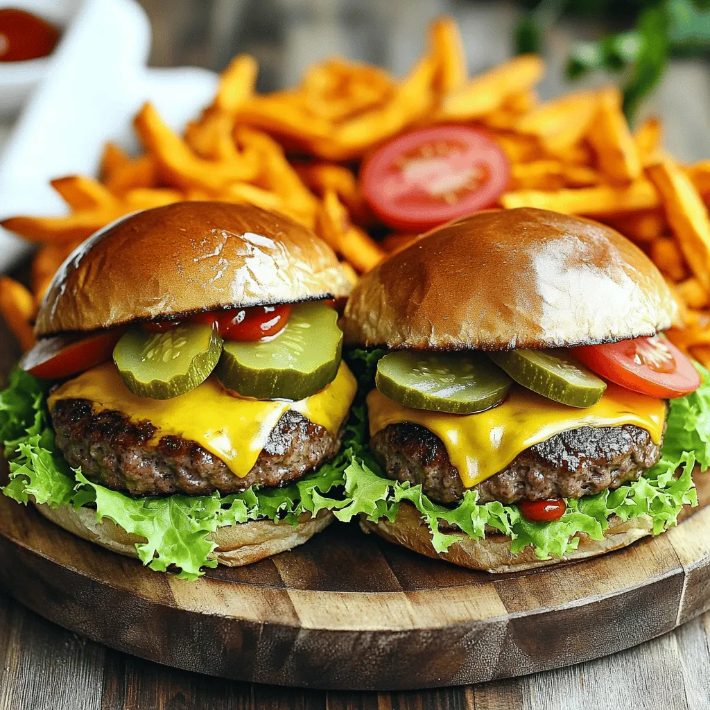 Cooking Classic Homemade Beef Burger Delight