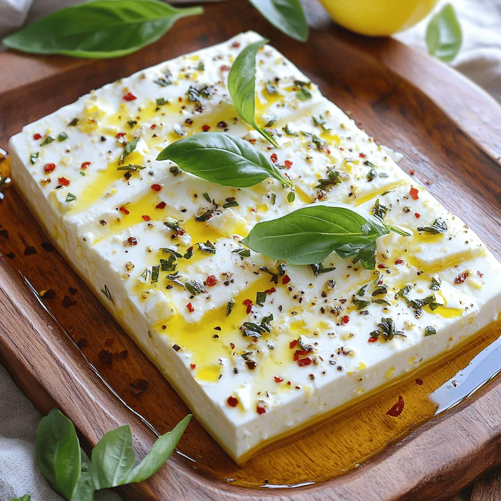 Easy Marinated Cheese Appetizer Flavorful and Simple