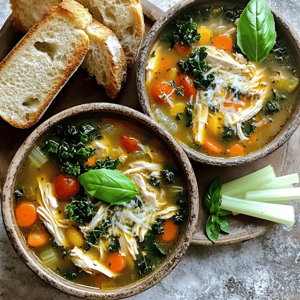 Tuscan Chicken Soup Creamy Comfort in a Bowl