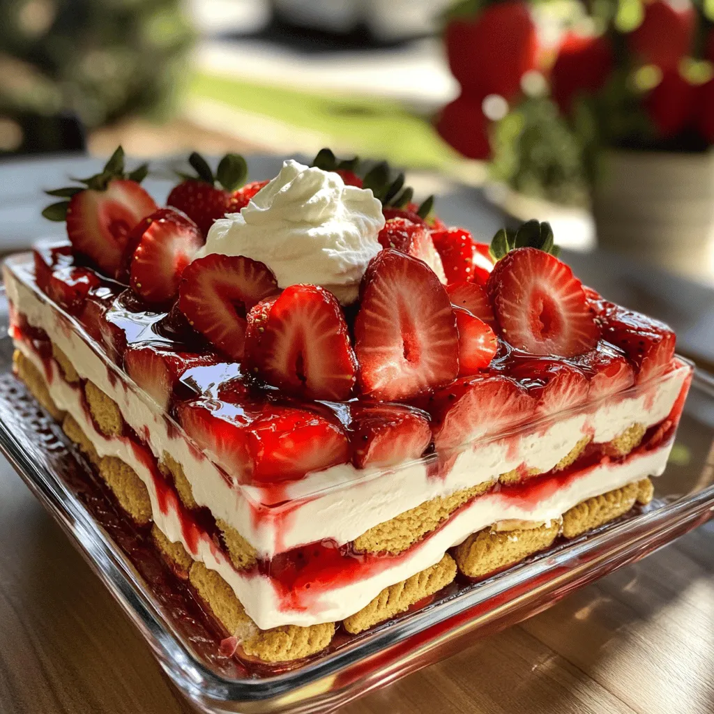Strawberry Shortcake Icebox Cake Delightful Recipe