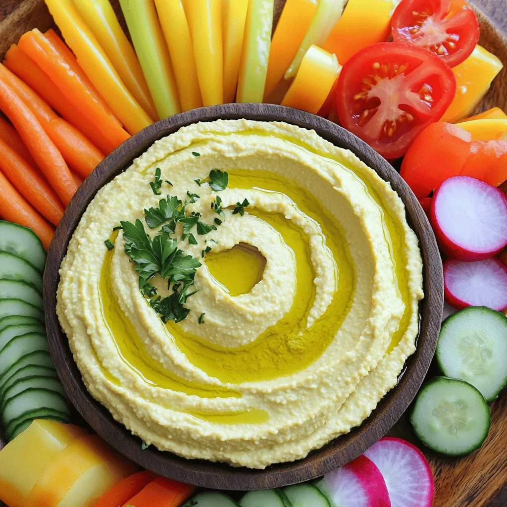 Hummus and Veggie Platter Nourishing and Simple Meal
