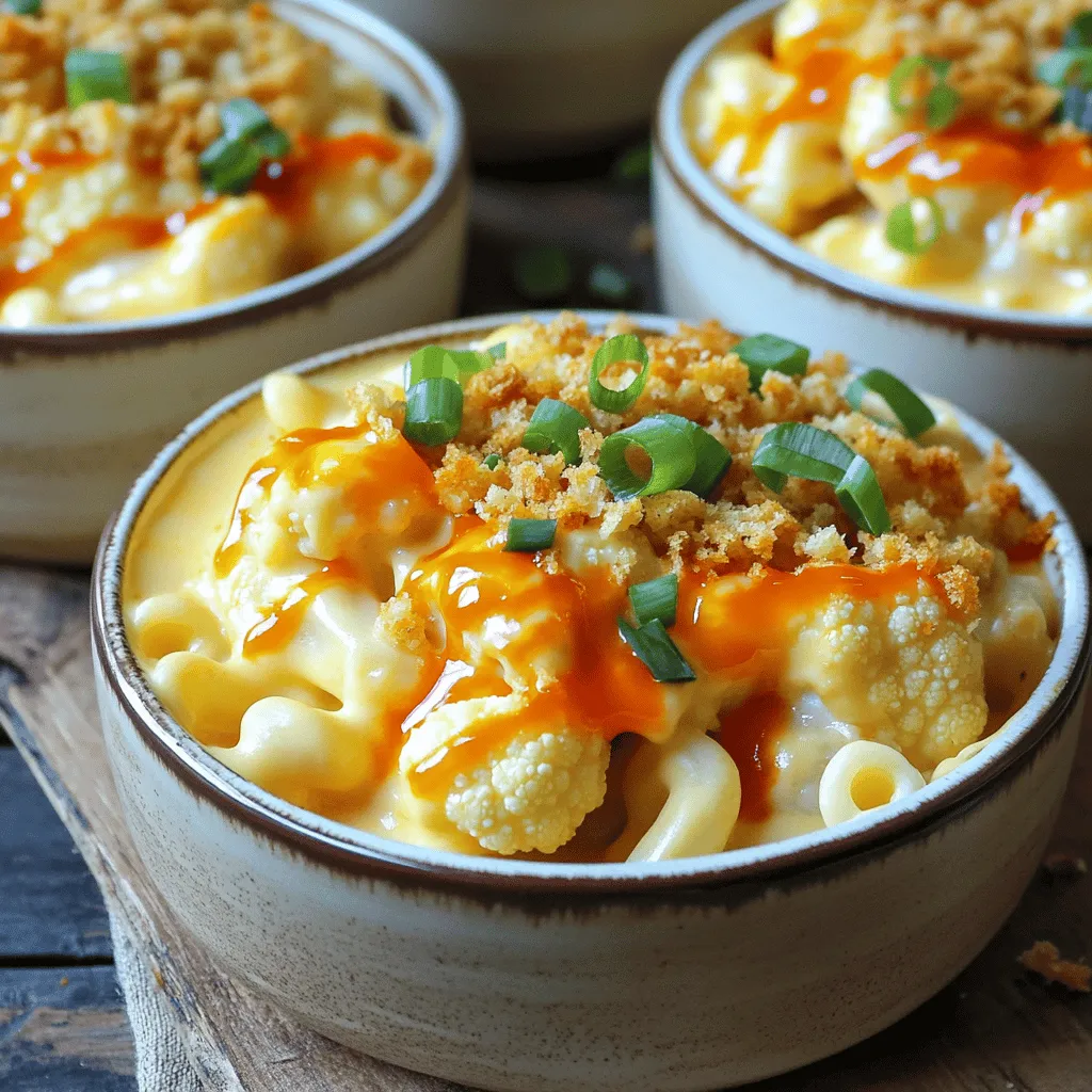 Buffalo Cauliflower Mac and Cheese Tasty Comfort Dish