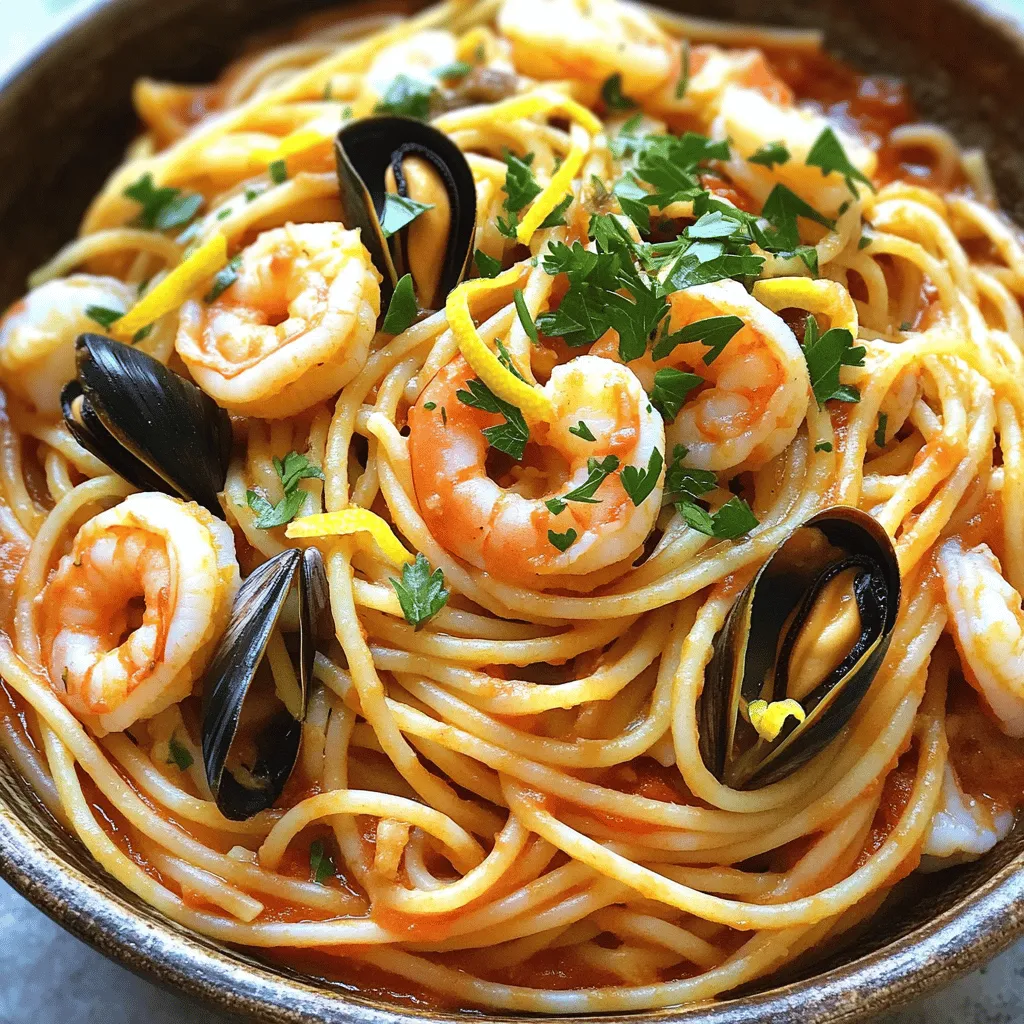 Delicious Seafood Spaghetti Quick and Easy Recipe