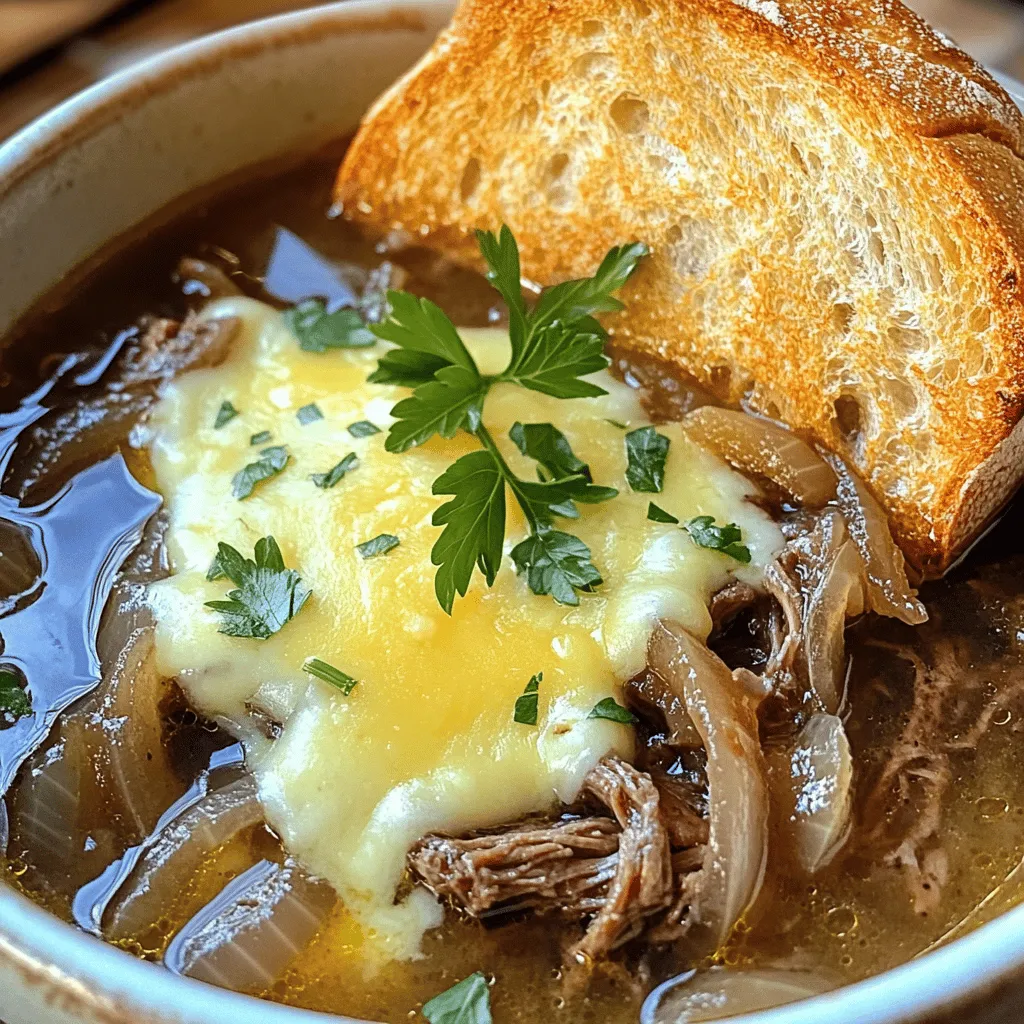 French Onion Beef Short Rib Soup Hearty Comfort Dish