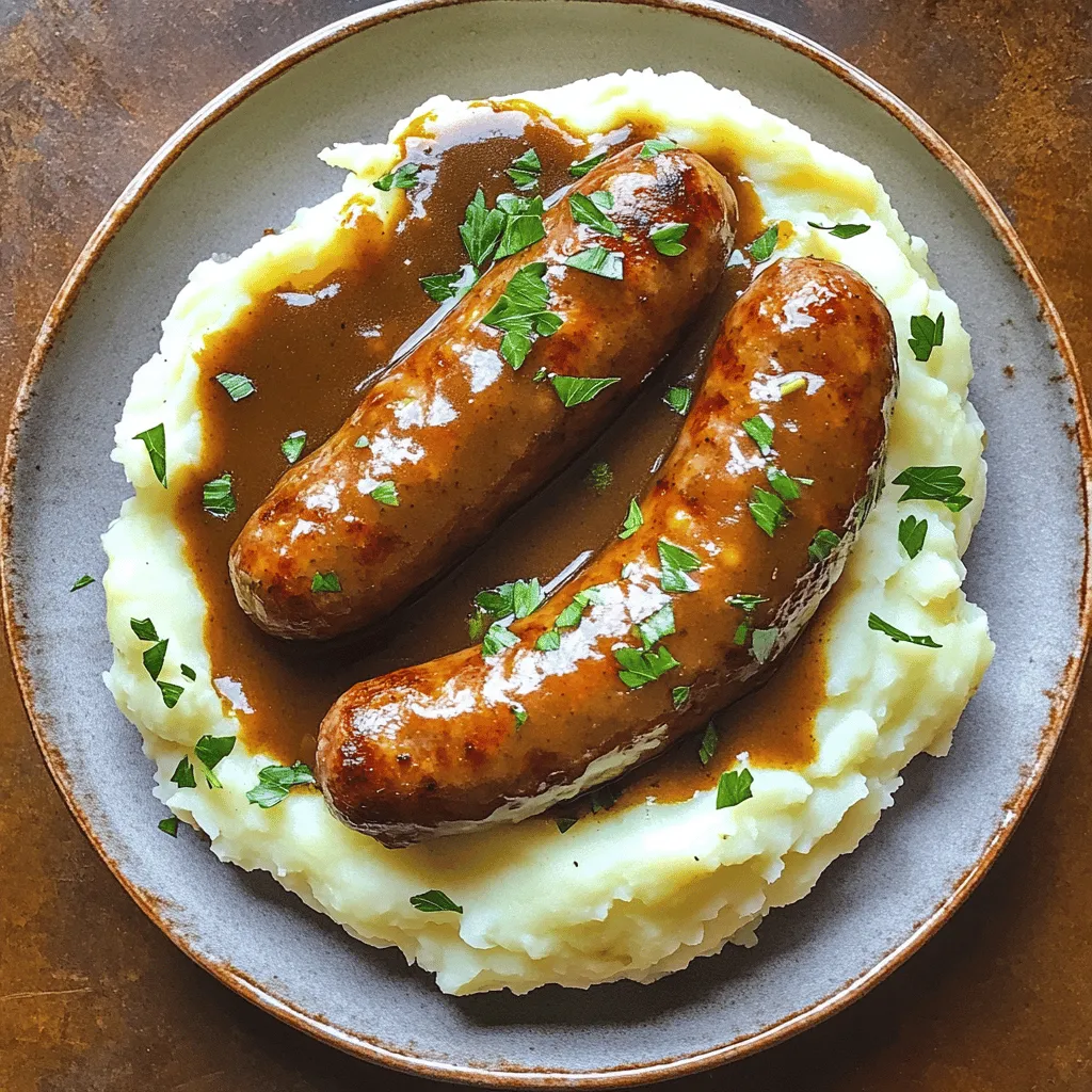 Easy Bangers And Mash Recipe Quick and Simple Dish