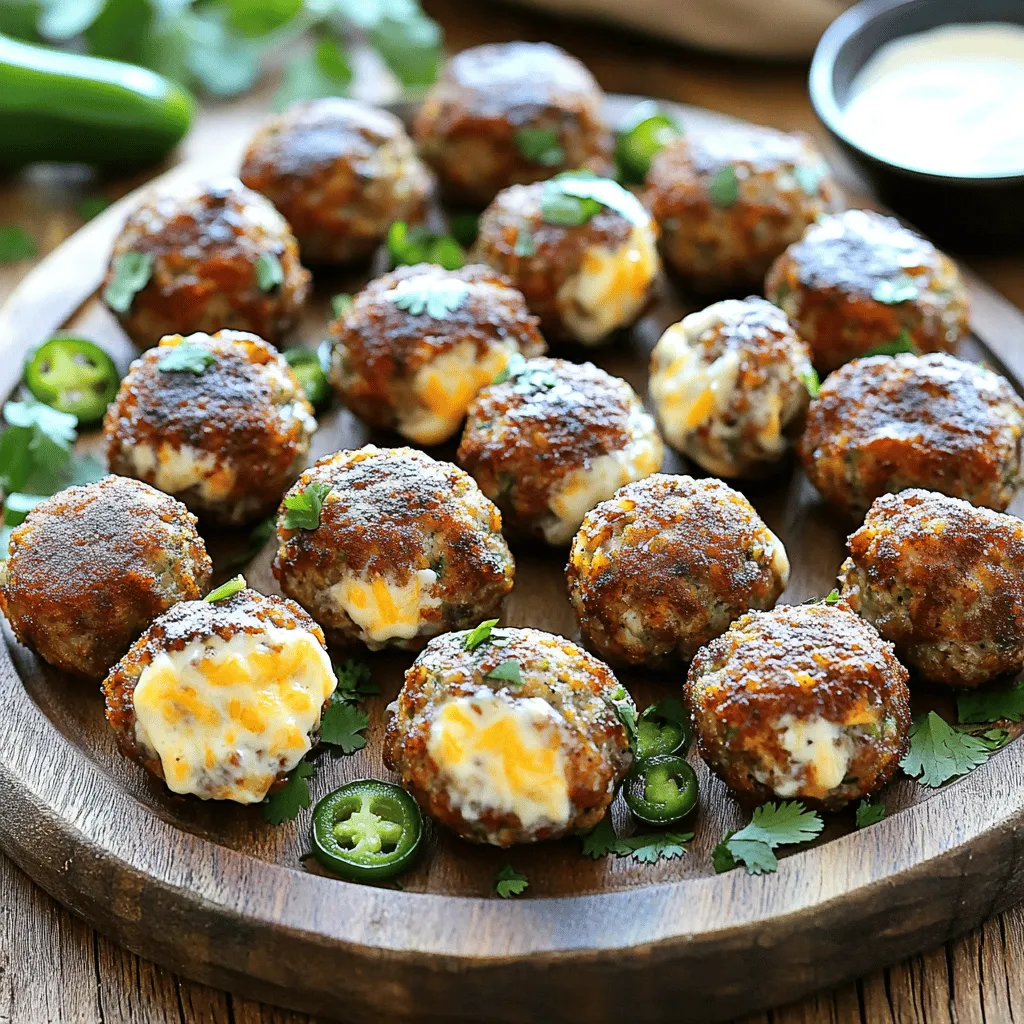 Jalapeno Popper Stuffed Meatballs: A Flavorful Delight