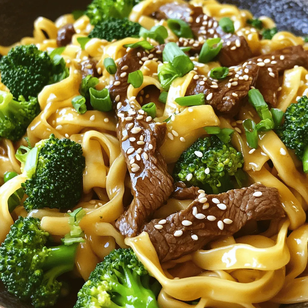 Beef Broccoli Noodles Flavorful and Simple Recipe
