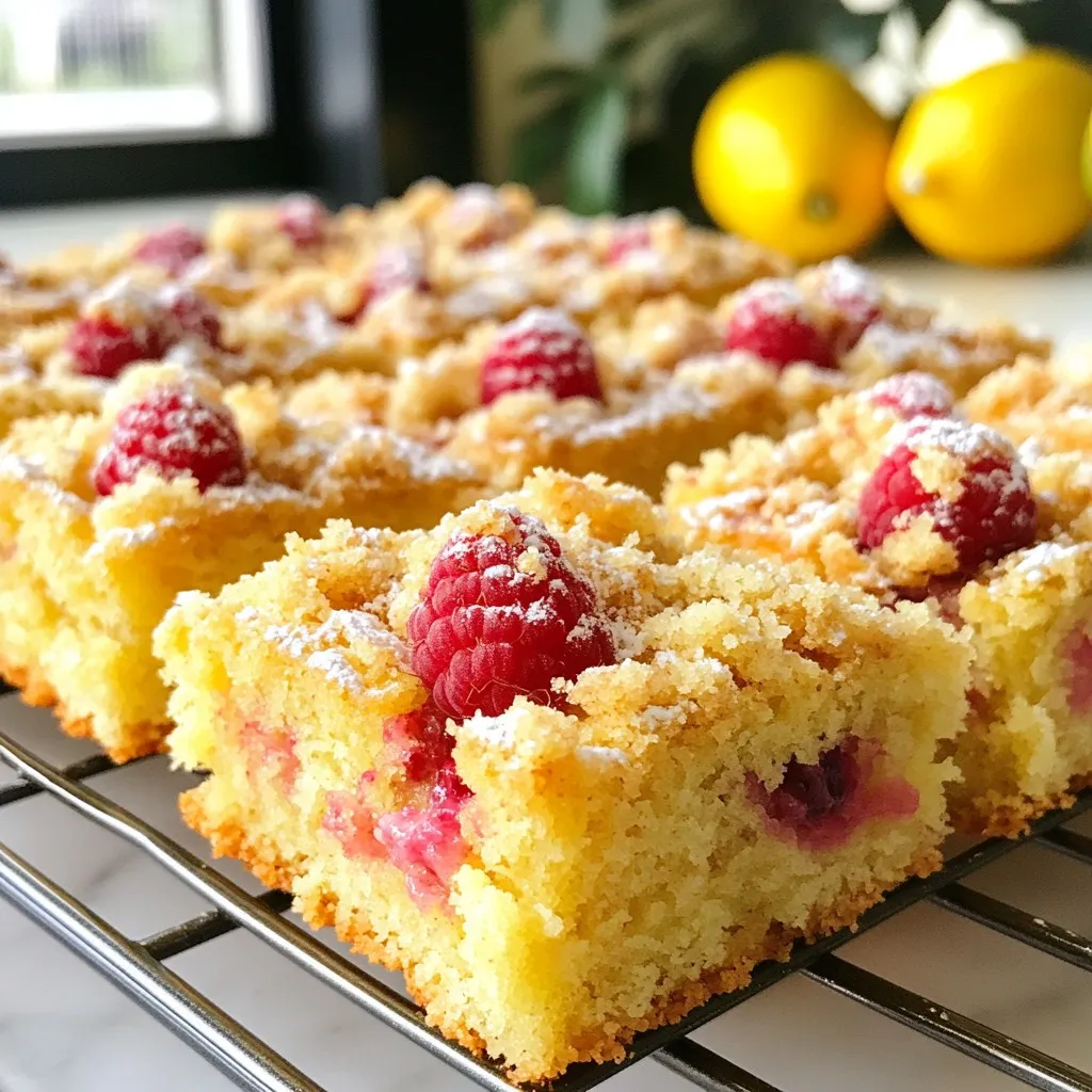 Lemon Raspberry Crumb Cake Delightful and Simple Recipe