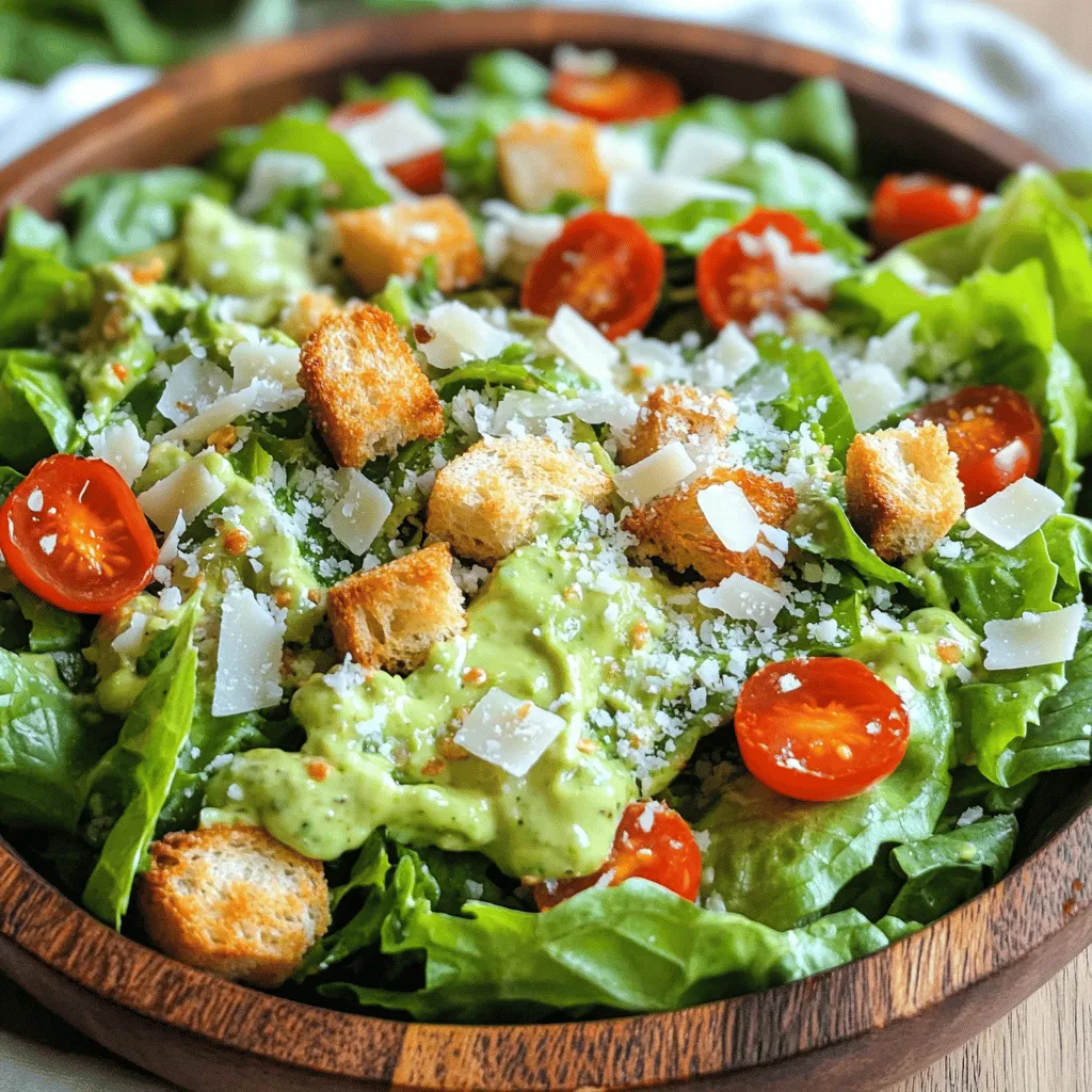 How to make a delicious Caesar Salad with Avanaise