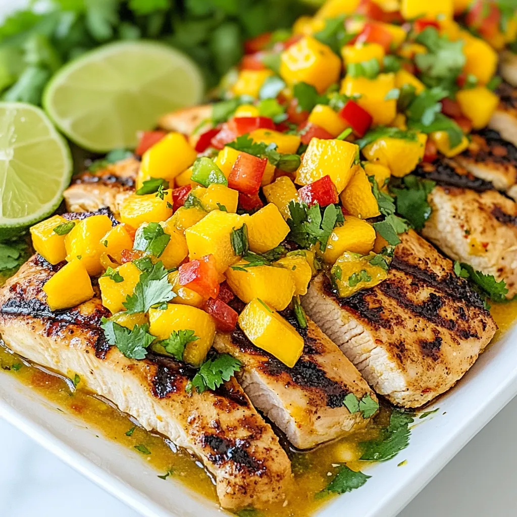 Mango Salsa Grilled Chicken Simple and Flavorful Dish