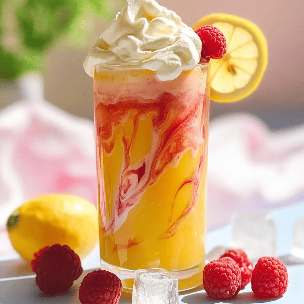 Whipped Pink Lemonade Refreshing Summer Drink Idea