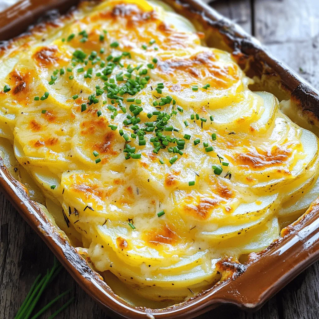 Gruyere Scalloped Potatoes Creamy Comfort Food Delight