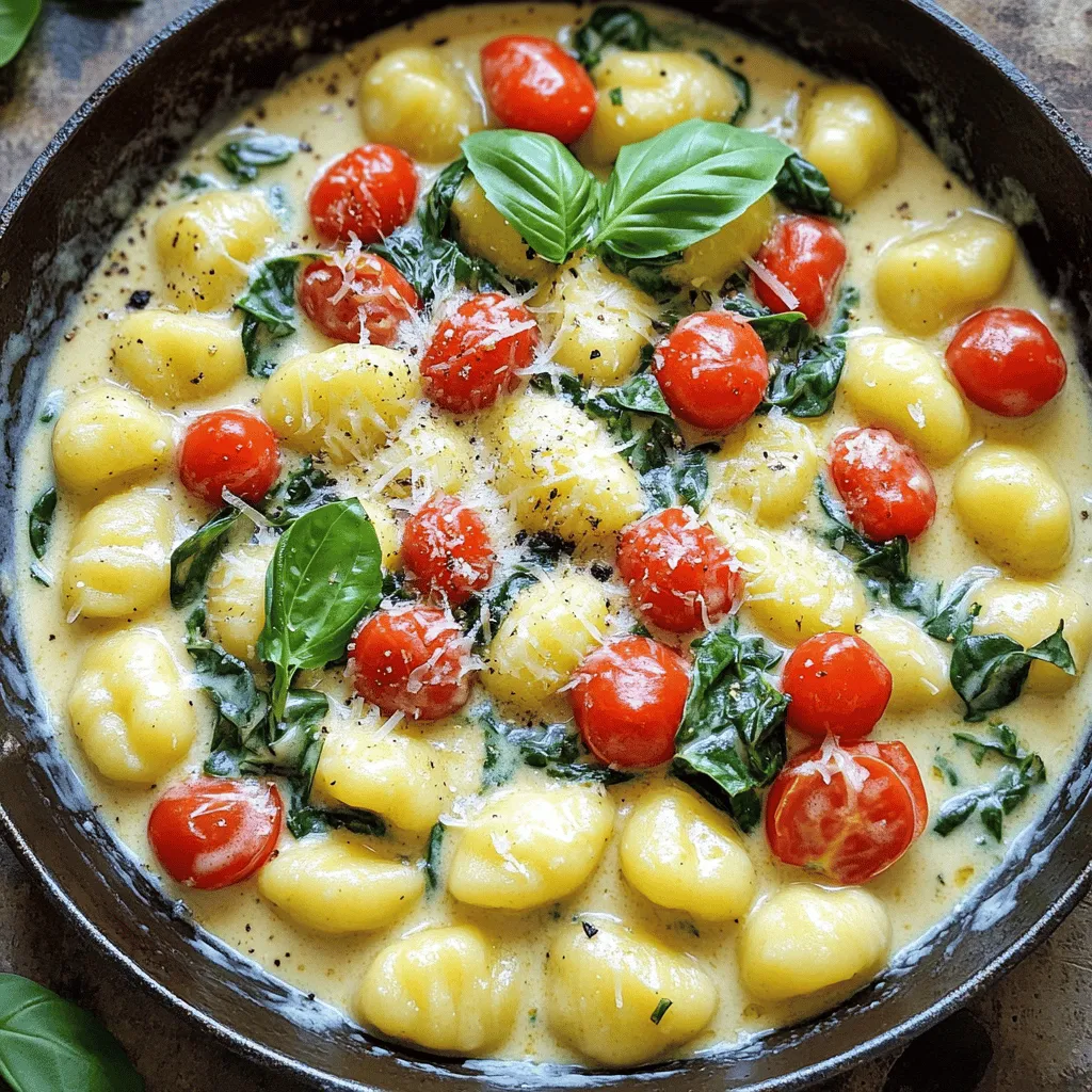 Creamy Tomato Spinach Gnocchi Simple and Flavorful Dish