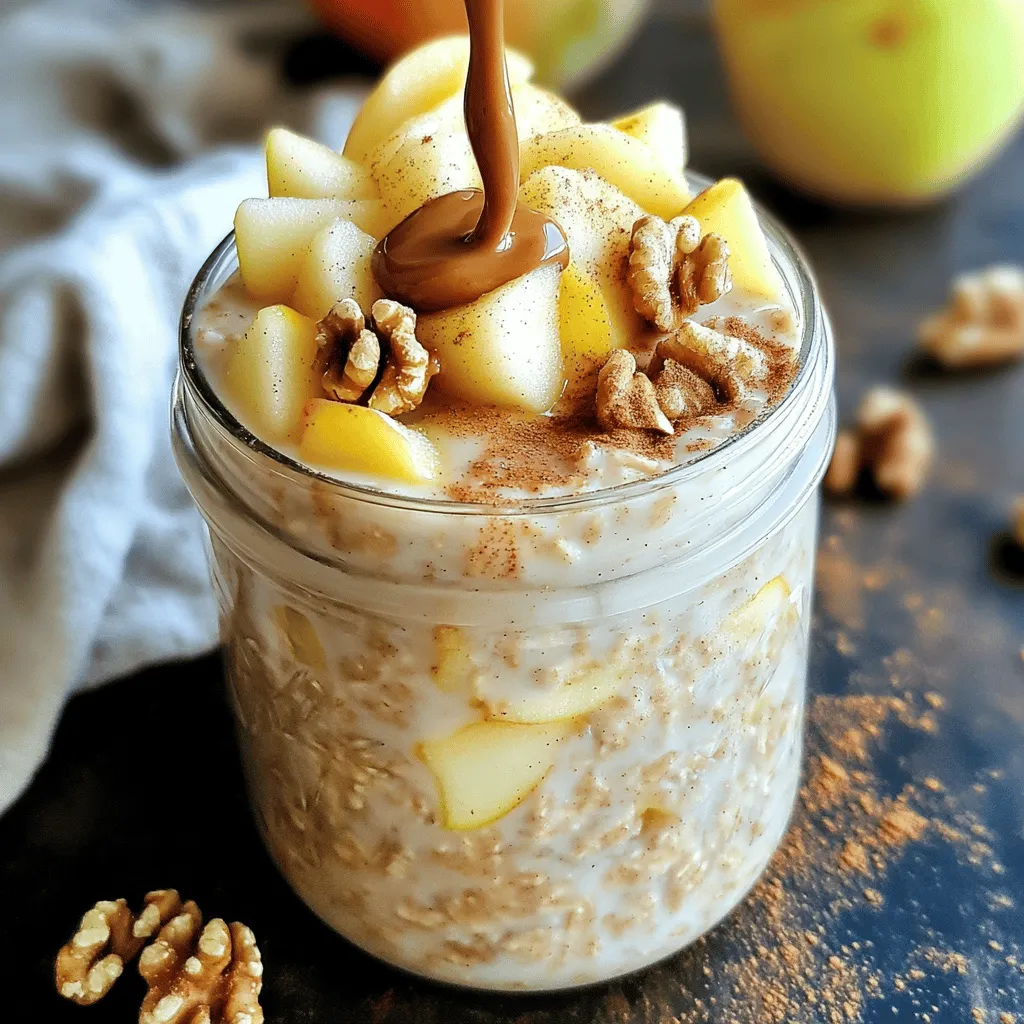 Apple Cinnamon Overnight Oats Healthy Breakfast Choice